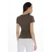Baby Look Rolamoça Viscose Verde - 30128-VD20PT