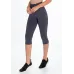 Calça Corsário Rolamoça Cós Alto Emana Essencial Cinza - 08106-CZ02