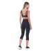 Calça Corsário Rolamoça Cós Alto Emana Essencial Preta - 08106-PT