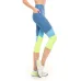 Calça Corsário Rolamoça Run More Compression - 08233-AZ18AZ14