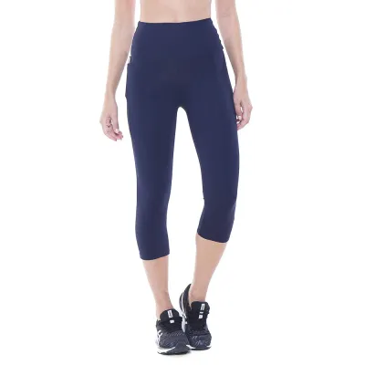 Calça Corsário Rolamoça Run More Emana Cós Alto - 08196-AZ21