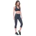 Calça Corsário Rolamoça Run More Supplex Mescla Escuro - 08204-ME75
