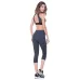 Calça Corsário Rolamoça Run More Supplex Mescla Escuro - 08204-ME75