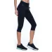 Calça Corsário Rolamoça Run More Supplex Power Fit Preta - 08214-PT