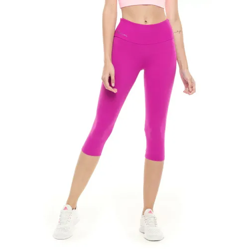 Calça Corsário Rolamoça Run More Supplex Power Fit Rosa - 08214-RS89