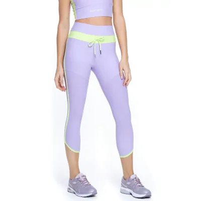 Calça Corsário Rolamoça Run More Alongada Blocking - 08236-RX23VD03