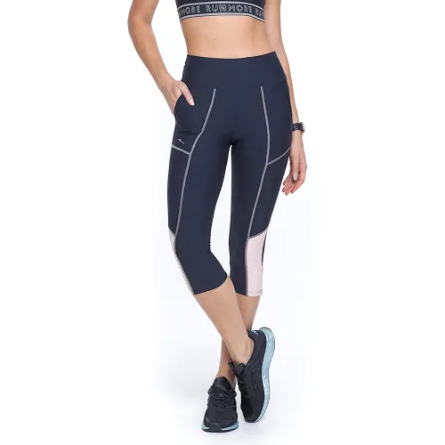 Calça Corsário Rolamoça Run More Compression - 08234-PTBG02
