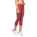 Calça Corsário Rolamoça Supplex Power Fit Azul Bordo - 08214-BD05