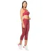 Calça Corsário Rolamoça Supplex Power Fit Azul Bordo - 08214-BD05