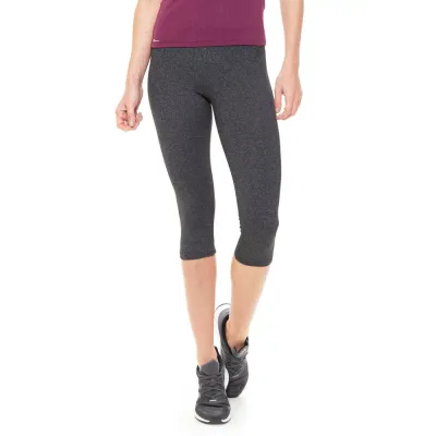 Calça Corsário Rolamoça Power Fit Essencial Mescla Escura - 08214-ME75