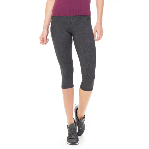 Calça Corsário Rolamoça Power Fit Essencial Mescla Escura - 08214-ME75