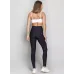 Calça Legging Montaria Rolamoça Run More Cintura Alta Body Fit Preta - 06531-PT