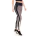 Calça Legging Rolamoça Compression Cintura Alta e Recorte Estampado - 06577-SB911PT