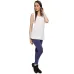 Calça Legging Rolamoça Emana Cós Alto Azul- 06107-AZ02