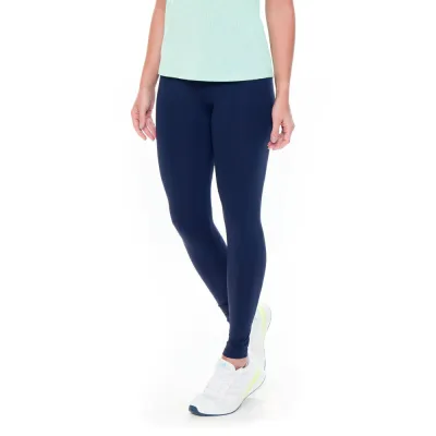 Calça Legging Rolamoça Emana Cós Alto Azul - 06545-AZ21