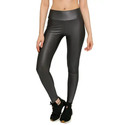 Calça Legging Rolamoça Max Power Cetim Brilho - 06358-CZ02
