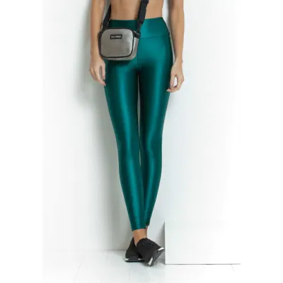Calça Legging Rolamoça Max Power Cetim Brilho - 06358-VD48