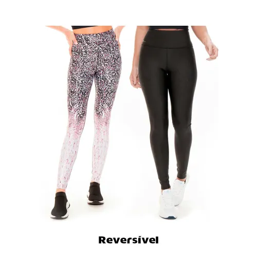 Calça Legging Rolamoça Reversível Dual Sublime Cós Alto - 06572-SB885