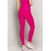 Calça Legging Rolamoça Run More Blocking Lace Up Rosa - 06688-RS04