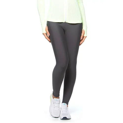 Calça Legging Rolamoça Run More Compression Cintura Alta Plus Cinza - 06633-CZ25