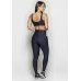 Calça Legging Rolamoça Run More Compression Cintura Alta Plus Preta - 06633-PT