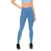 Calça Legging Rolamoça Run More Compression Com Bolso Azul - 06549-AZ18