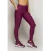 Calça Legging Rolamoça Run More Compression Com Bolso Roxo - 06549-RX03