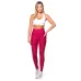 Calça Legging Rolamoça Run More Compression Com Bolso Roxo - 06549-RX19
