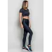 Calça Legging Rolamoça Run More Compression Cós Alto Blocking Preta - 06583-PT