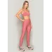 Calça Legging Rolamoça Run More Compression Cós Alto Blocking Rosa - 06583-RS24