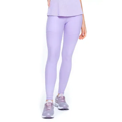 Calça Legging Rolamoça Run More Compression Cós Alto Blocking Roxa - 06583-RX23