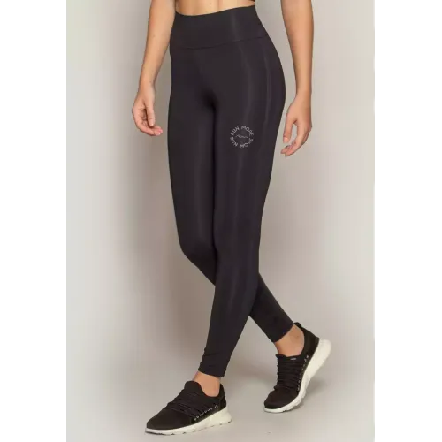 Calça Legging Rolamoça Run More Emana Leve - 06682-PTBC