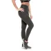 Calça Legging Rolamoça Run More Power Fit Mescla Escura - 06540-ME75