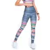 Calça Legging Rolamoça Run More Reversível Dual Sublime Cós Alto - 06572-SB008