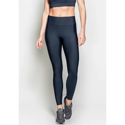 Calça Legging Rolamoça Run More Blocking Com Bolso Essencial Preta - 06720-PT