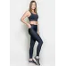 Calça Legging Rolamoça Run More Blocking Com Bolso Essencial Preta - 06720-PT