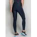 Calça Legging Rolamoça Run More Blocking Com Bolsos Preta - 06668-PT