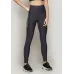 Calça Legging Rolamoça Run More Blocking Crew RM Preta - 06680-PTBC