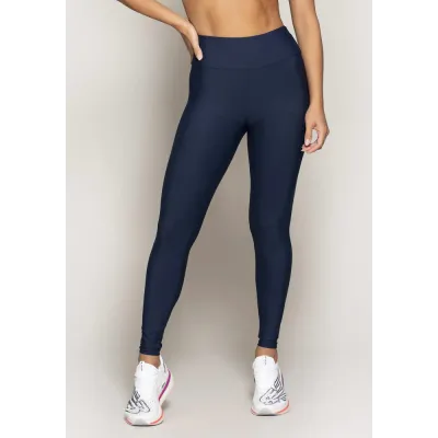 Calça Legging Rolamoça Run More Compression Azul - 06701-AZ21