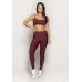 Calça Legging Rolamoça Run More Compression Bordo - 06701-BD03