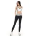 Calça Legging Rolamoça Run More Compression Com Bolsinhos Preta - 06648-PTSBF002