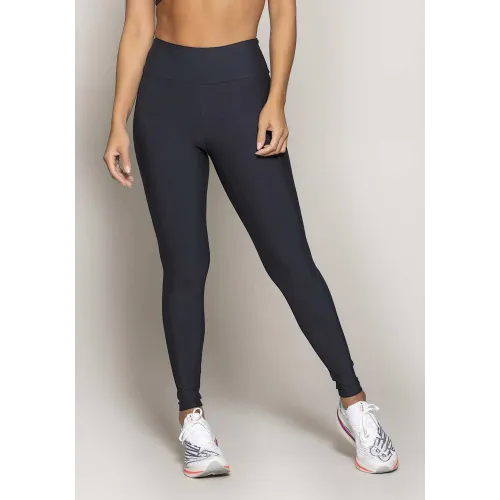 Calça Legging Rolamoça Run More Compression Preta - 06701-PT