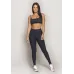 Calça Legging Rolamoça Run More Compression Preta - 06701-PT
