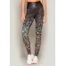 Calça Legging Rolamoça Run More Reversível Cintura Alta Print - 06554-SBF071
