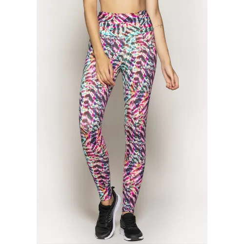 Calça Legging Rolamoça Run More Supplex Estampada - 06126-DG160