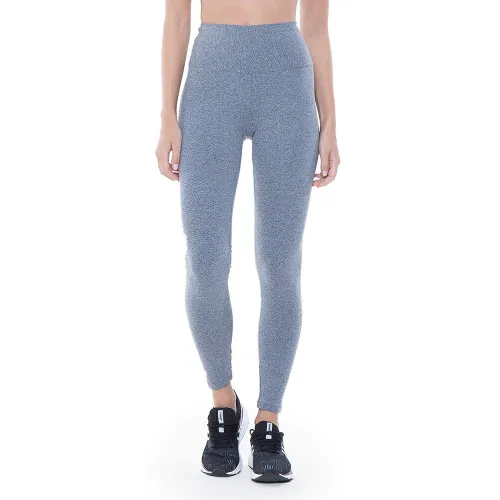Calça Legging Rolamoça Supplex Alta Compressão Cós Alto Mescla - 06105-ME73