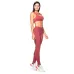 Calça Legging Rolamoça Power Fit Alta Compressão Bordo - 06540-BD05