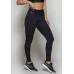 Calça Legging Rolamoça Power Fit Alta Compressão Preta - 06540-PT