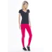 Calça Legging Rolamoça Power Fit Alta Compressão Rosa - 06540-RS22