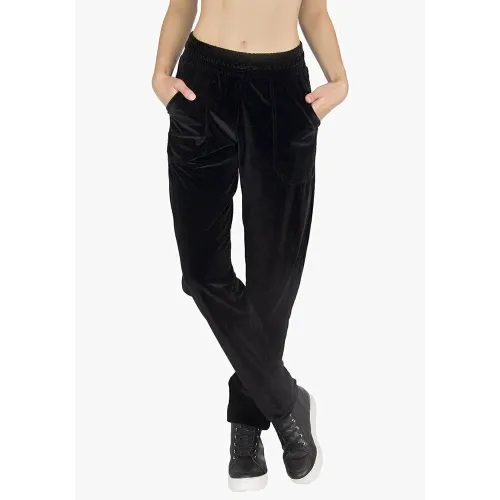 Calça Reta Rolamoça Run More Velvet Plume UV Peta - 05151-PT